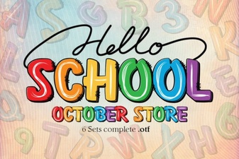 Hello School Font: Playful Designs for Classroom Creativity