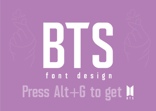 Bts Font Collection - Free Bold Display Fonts for Creative Projects