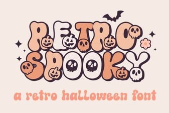 Retro Spooky Font: Vintage Halloween Design Ideas
