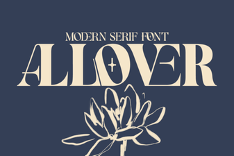 Allover Modern Font: Clean Design for Creative Projects